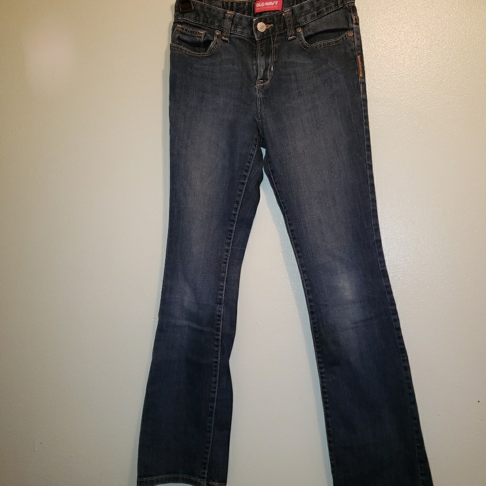 Girl's Old Navy Bootcut jeans 14 slim